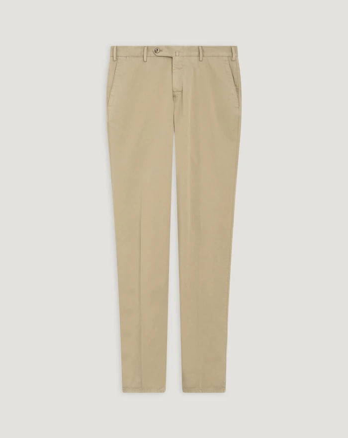 Slim silkochino trousers