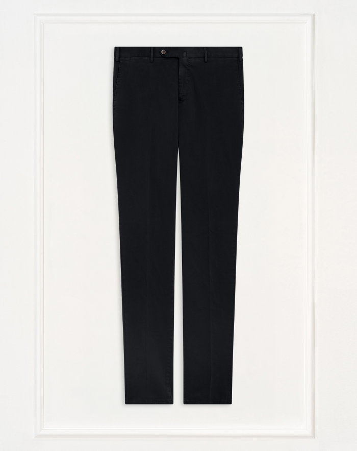 Slim trousers in stretch gabardine