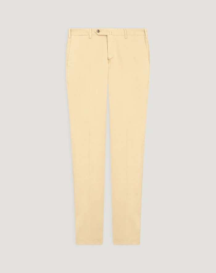 Slim stretch gabardine trousers