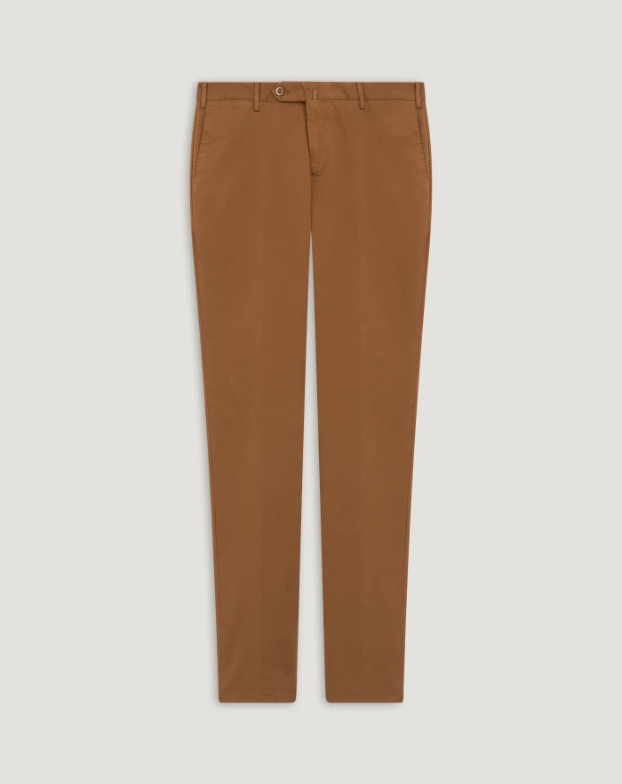 Slim stretch gabardine trousers