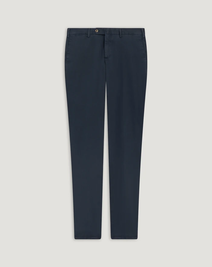 Slim stretch gabardine trousers