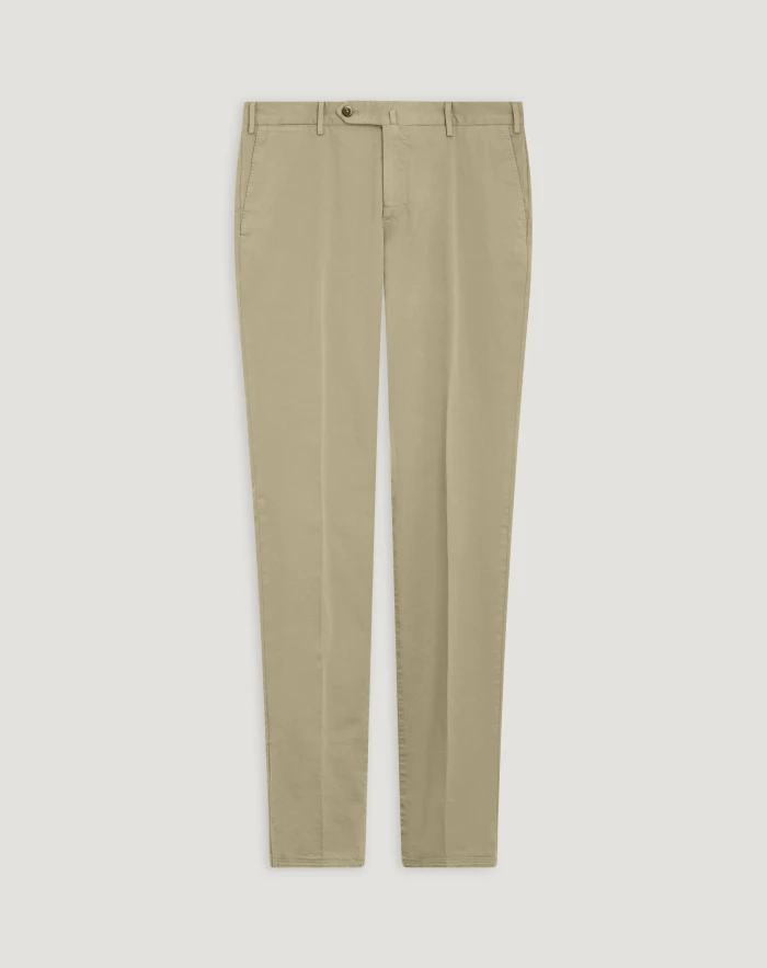 Slim stretch gabardine trousers