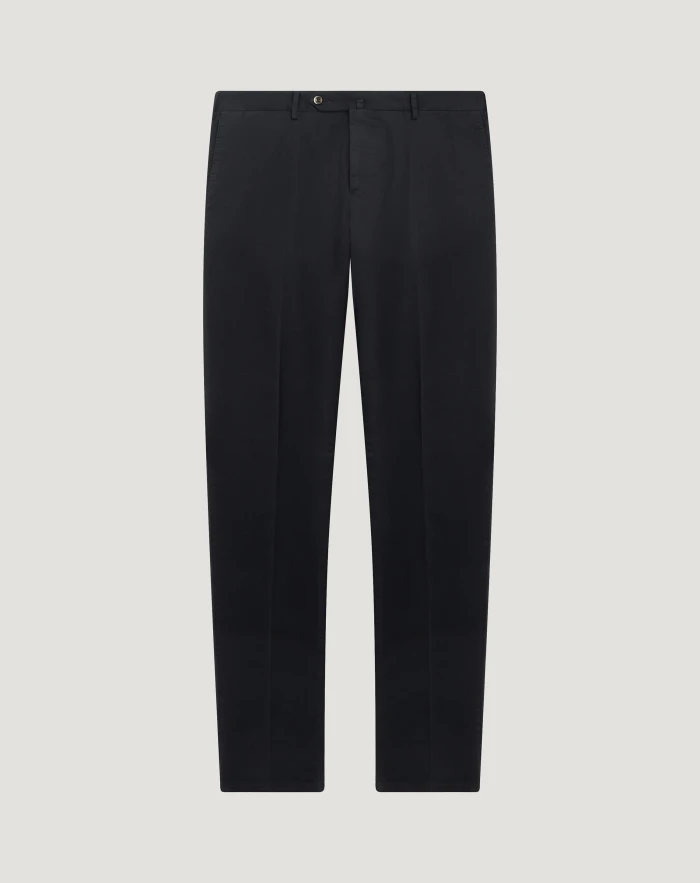 Slim stretch gabardine trousers