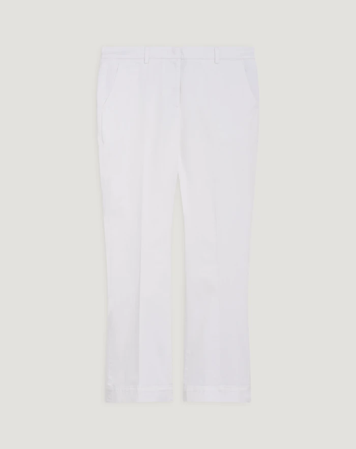 Pantaloni Jaine in satin stretch
