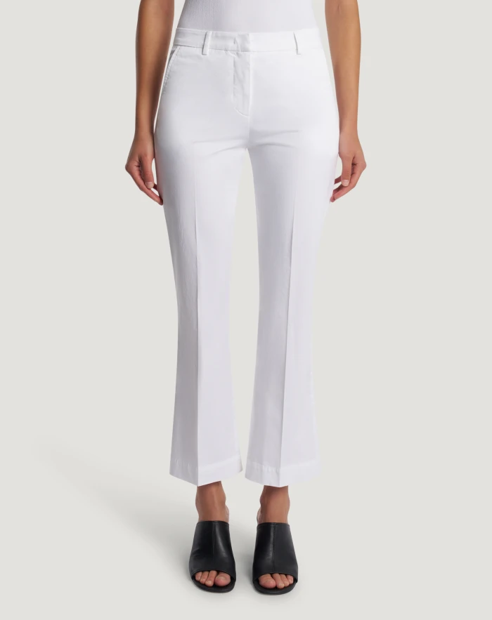 Pantaloni Jaine in satin stretch