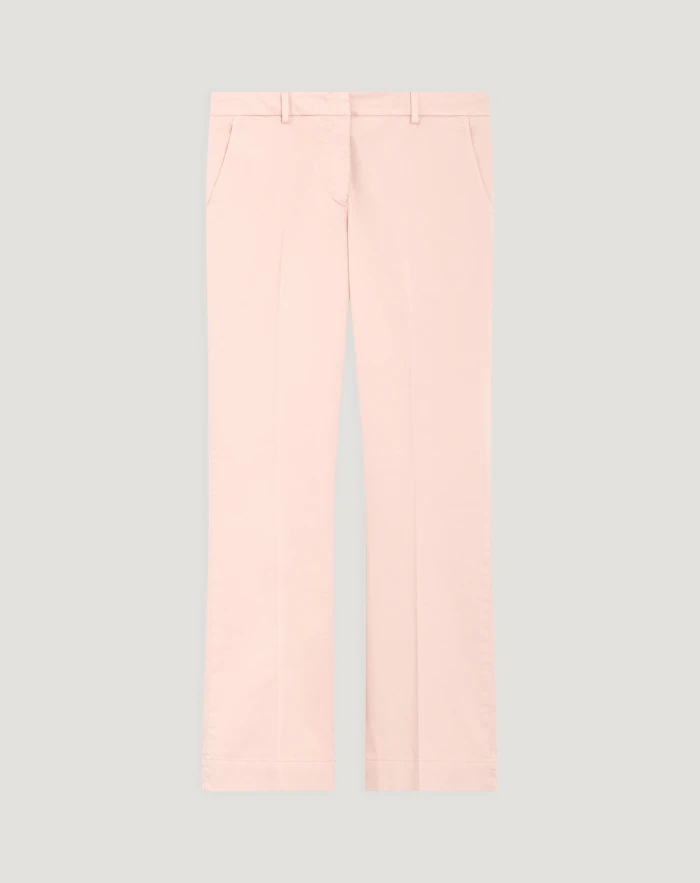 Pantaloni Jaine in satin stretch