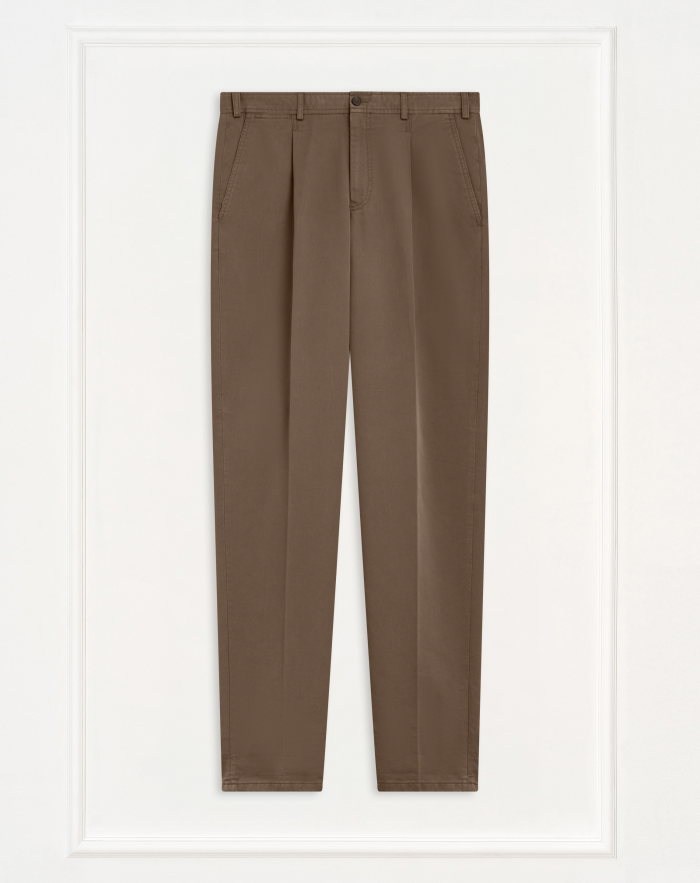Union chino trousers in cotton drill