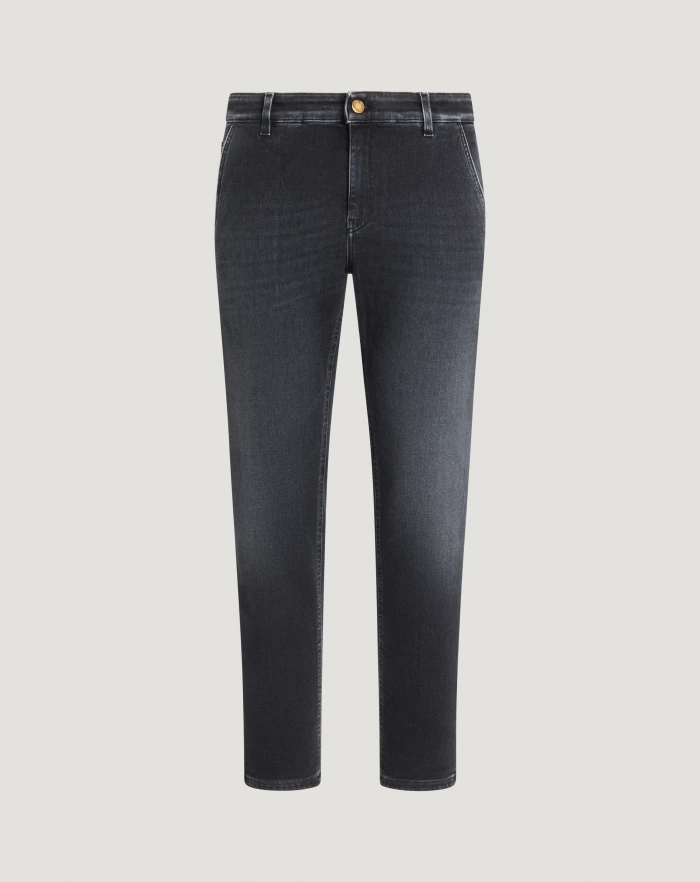Jeans Indie aus schwarzem Stretch-Denim