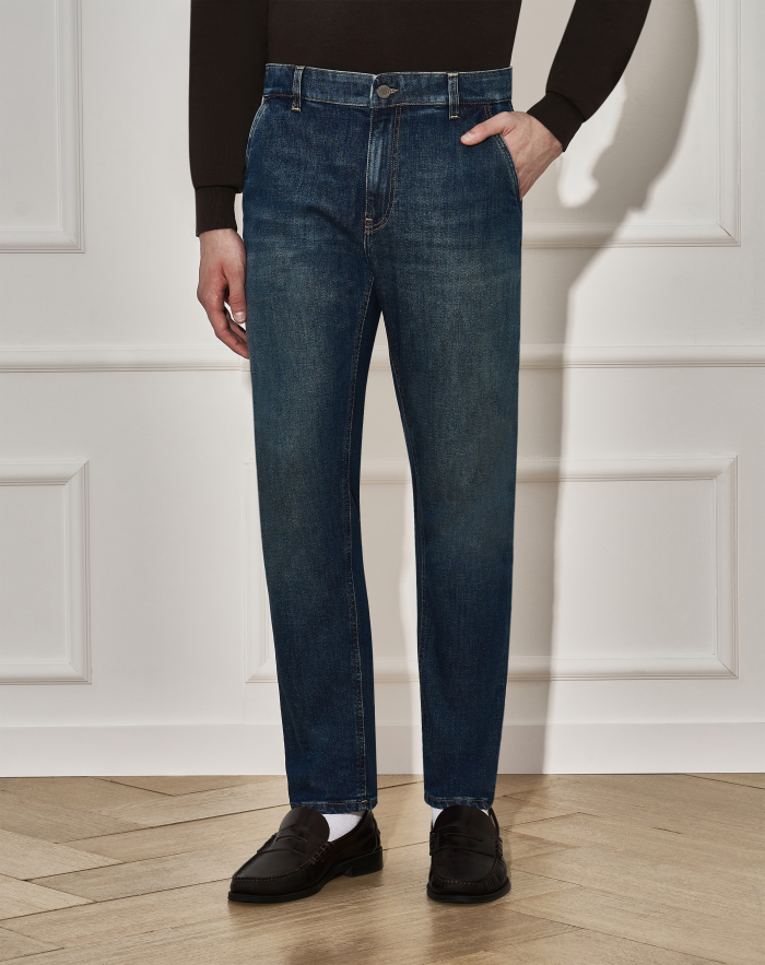 Indie jeans in blue stretch denim