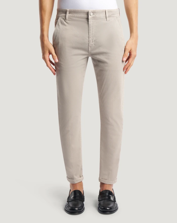 Pantaloni Indie in cotone stretch