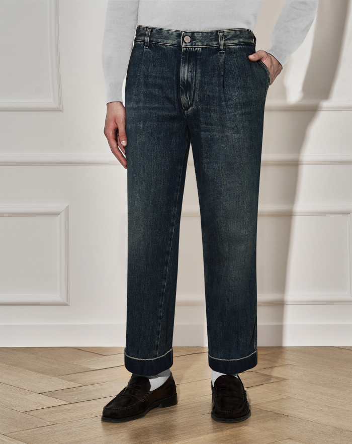 Louis jeans in fluid denim