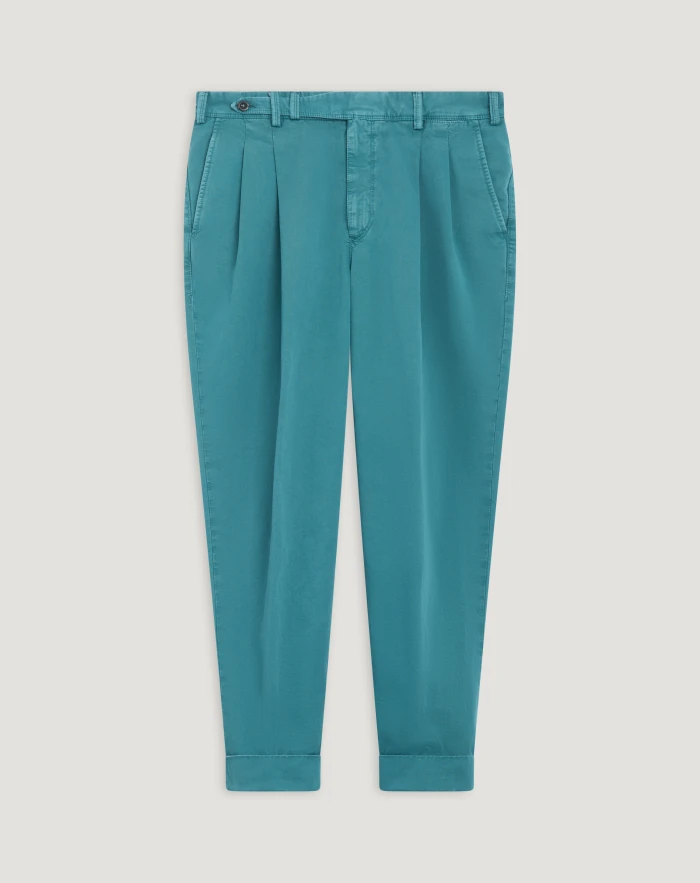 Carrot cotton trousers